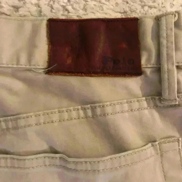 Polo Ralph Lauren Mens Khaki Pants36x30 Acutal size is 38x29 Bootcut - Picture 5 of 7